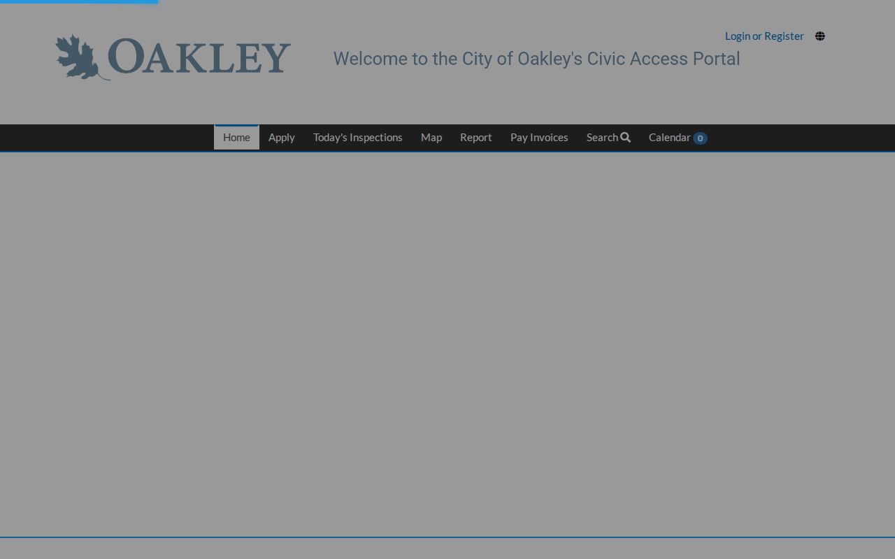 Oakley street directory civic access permit portal